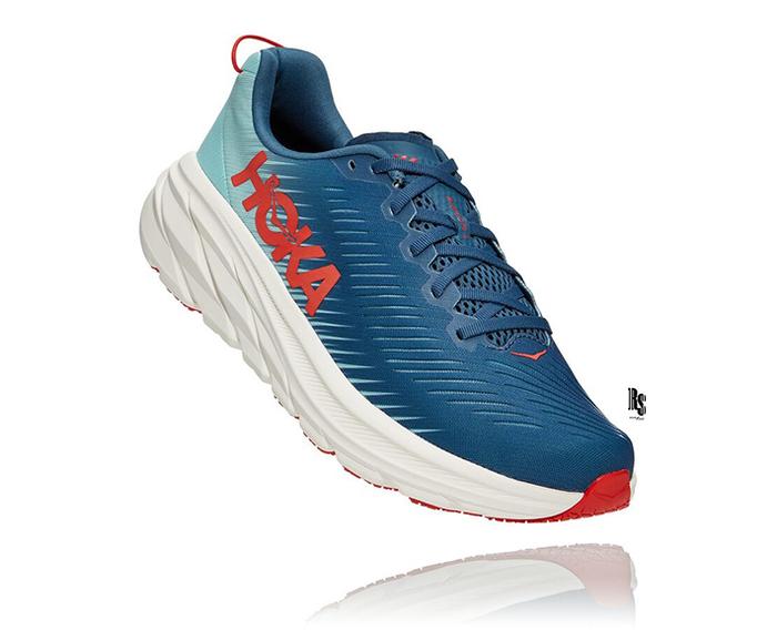 Gambar Hoka One One Rincon 3 Mens Running - Real Teal / Eggshell Blue - 10.5 dari radheesportshop undefined Tokopedia