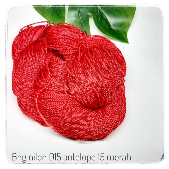 Gambar Benang Nilon Hitam - Tali Hang Tag /benang sol /bng nilon d15 antelope - 176 merah hati dari Toko Princess Accessories undefined 5 Tokopedia