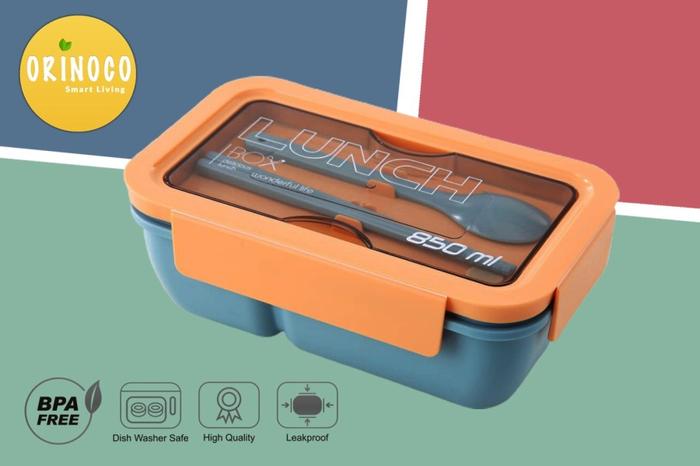 Gambar LUNCHBOX ORINOCO 0227 850ML - Orange dari Maxhomeliving_NEW undefined Tokopedia
