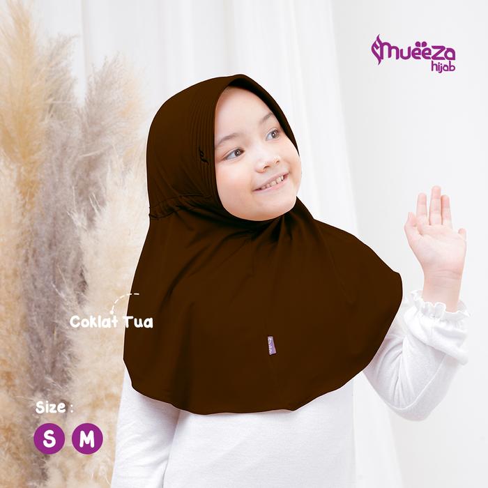 Gambar Jilbab/Hijab Anak Coklat Usia 2 3 4 5 6 7 8 9 10 11 12 13 14 15 tahun - ALSHA, SIZE S (2-5THN) dari 545store_NEW undefined Tokopedia