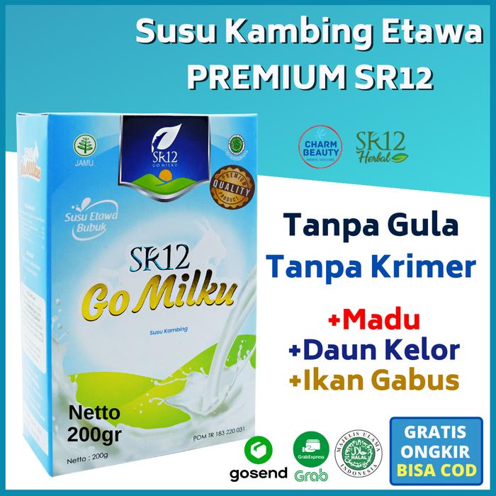 Gambar Susu Kambing Etawa Bubuk Murni Gomilku SR12 Go Milku Tanpa Gula Krimer - Original 200gr dari Charmbeauty.id undefined Tokopedia