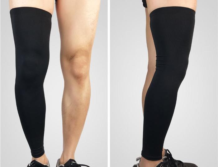 Gambar Manset Kaki / Leg Sleeve Panjang Kompresi Pelindung Kaki HX001 - Hitam, L dari SvkaSvka.id undefined Tokopedia