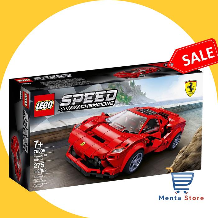 Jual LEGO Speed ​​Champions 76895 Ferrari F8 Tributo Sports Car