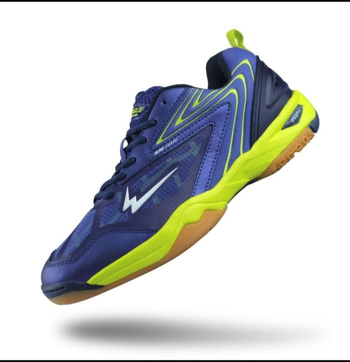 Gambar Sepatu Badminton EAGLE COMMANDO 2 - Biru/Citrun, 38 dari Myfootwearsby undefined Tokopedia