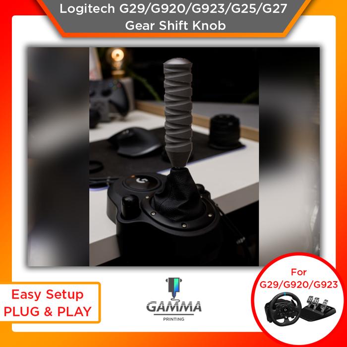 Gambar Logitech G29 G920 G923 G27 Racing Drift Gear Shifter Shift Knob Mod - Type 1, Putih dari Gamma Printing undefined Tokopedia