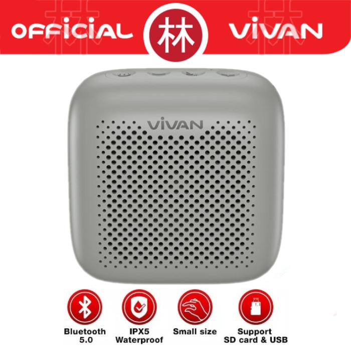 Gambar Vivan VS1 Outdoor Bluetooth Speaker 5.0 Waterproof - Gray dari Liem Group undefined Tokopedia