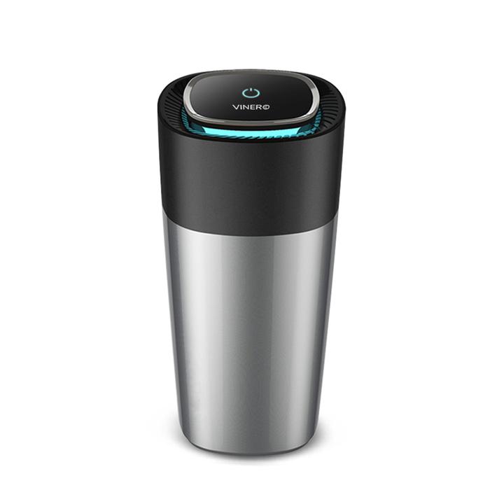Gambar Vinero Aero Portable Car Air Purifier Ionizer HEPA Filter - Abu-abu dari Electro Claus undefined Tokopedia