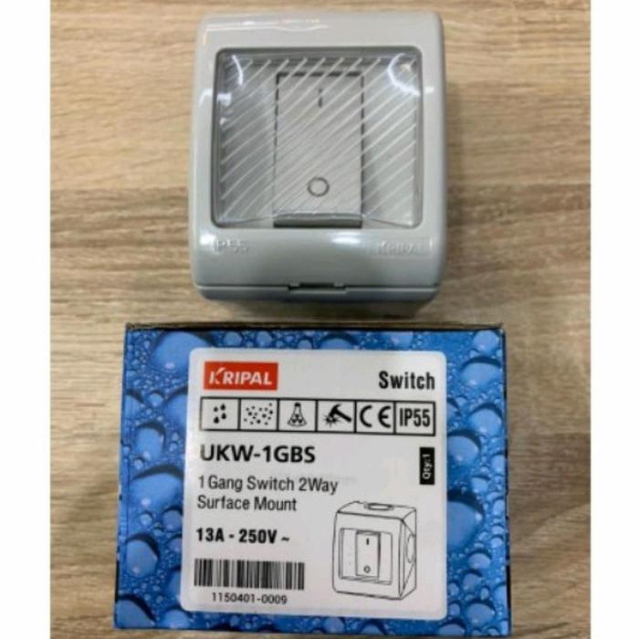 Gambar Saklar Waterproof Outdoor Anti Air IP55 - Kripal S.engkel dari incoled undefined Tokopedia
