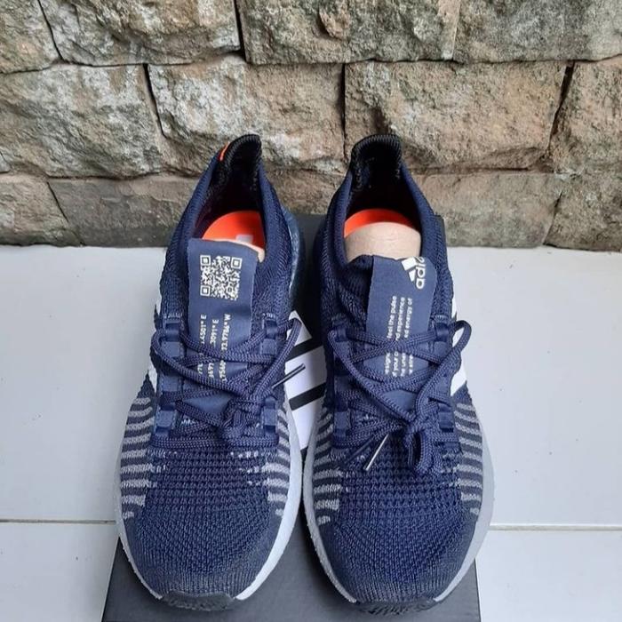 Gambar Sepatu Olahraga Running Lari Adidas Pulseboost HD Original Shoes - Navy dari TokoHamoo undefined Tokopedia