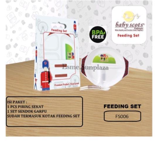 Gambar PRODUK ORIGINAL BABY SCOTS perlengkapan tempat makan bayi- FEEDING SET - FS 007 dari ESME sunplaza undefined Tokopedia