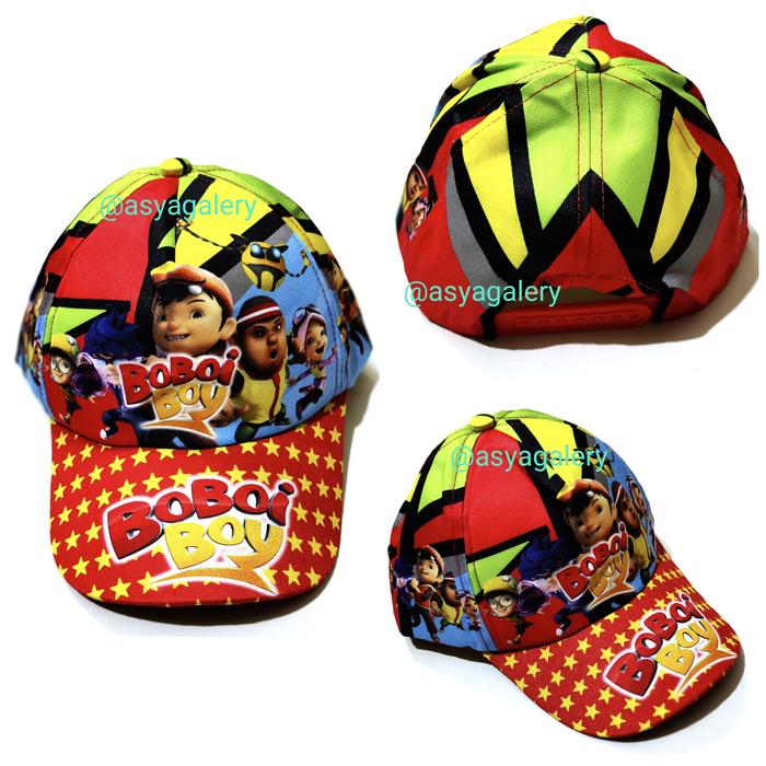 Gambar TOPI ANAK BOBOIBOY FULL PRINT/TOPI KARAKTER BOBOIBOY ANAK MURAH - BOBOIBOY-FP dari AsyaGalery undefined Tokopedia