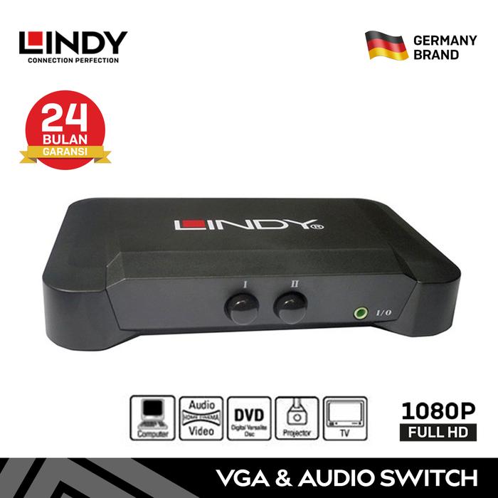 Switch KVM VGA 2 Ingressi 1 Uscita - Commutatore Per Collegare Due PC A Un Monitor O Proiettore