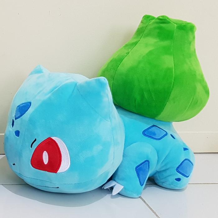 Gambar Boneka Pokemon Pikachu Bulbasaur Charmander Squirtle size L - Bulbasaur, L dari Aimee Bag & Plush Toys undefined Tokopedia