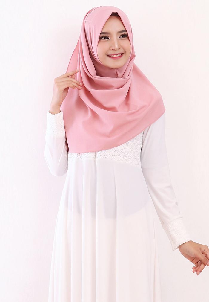 Gambar Jilbab Pashmina Instant JI001 - PEACH dari Eve Maternity Store undefined Tokopedia