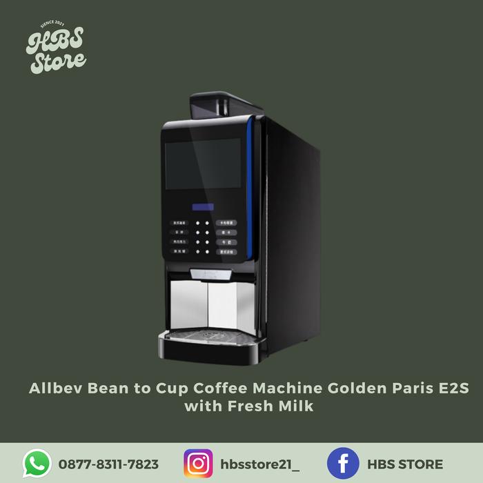 Cup Coffee Machine Golden Paris E2S 