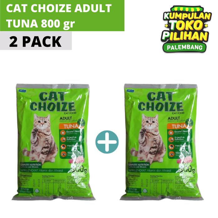 Gambar BUNDLING 2 PACK Cat Choize Tuna Repack 800gr Dry Cat Food dari CDC PETSHOP undefined Tokopedia
