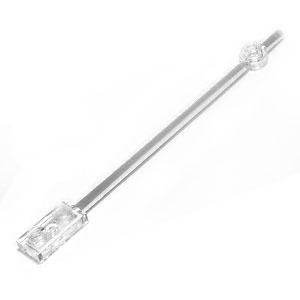 Gambar LEGO PART Trans-Clear Bar 12L with 1 x 2 Plate End dari Circlestar Brick undefined Tokopedia