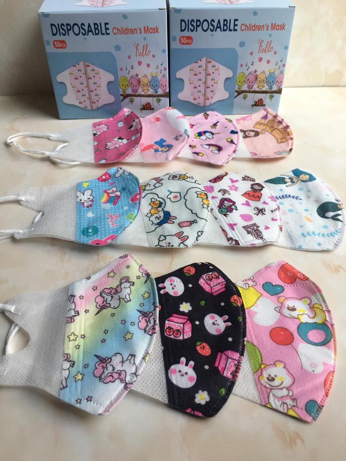 Gambar MASKER 3PLY DUCKBILL MOTIF LUCU KARAKTER CUTE ANAK CEWEK DAN COWOK - DB CEWEK CUTE20 dari Multi~Store undefined 5 Tokopedia