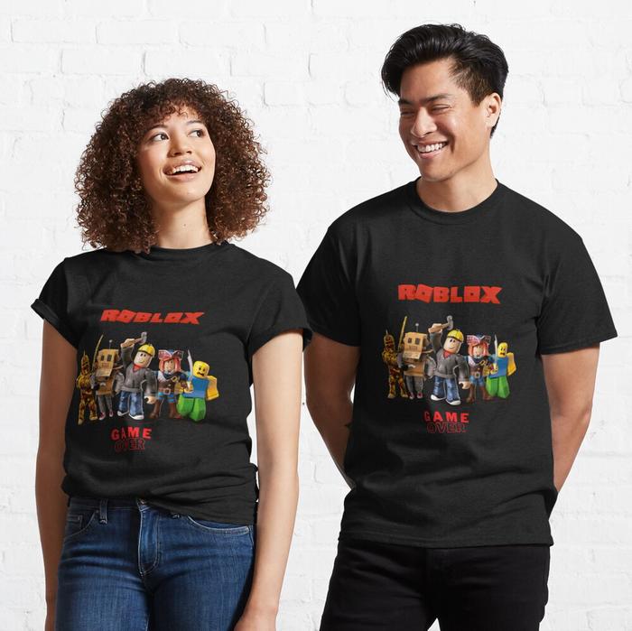 Jual BAJU KAOS Roblox team game over 