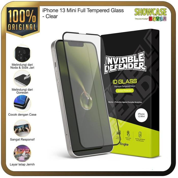 Gambar Ringke iPhone 13 mini 13 Pro Max Full Tempered Glass Screen Protector - 13m dari ShowcaseFever undefined Tokopedia