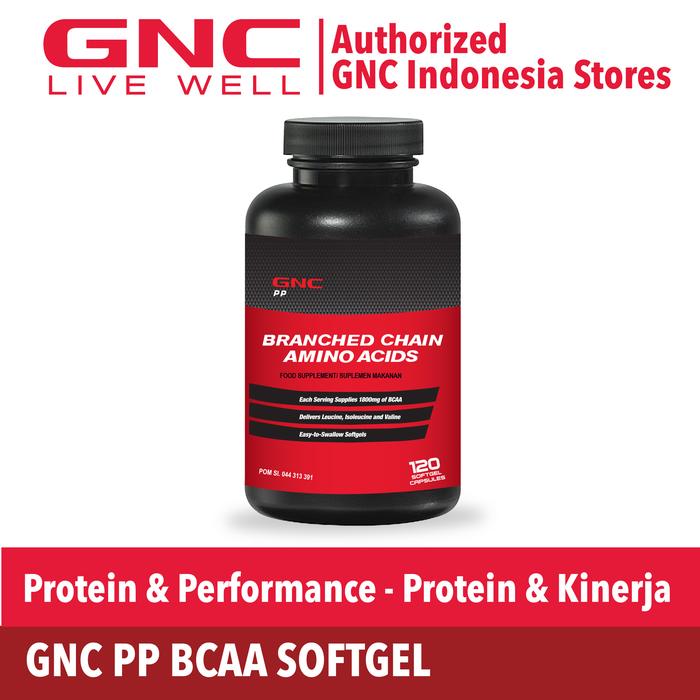 Gambar GNC Branched Chain Amino Acids - 120 kapsul lunak (677267) dari GNC Live Well Indonesia undefined Tokopedia