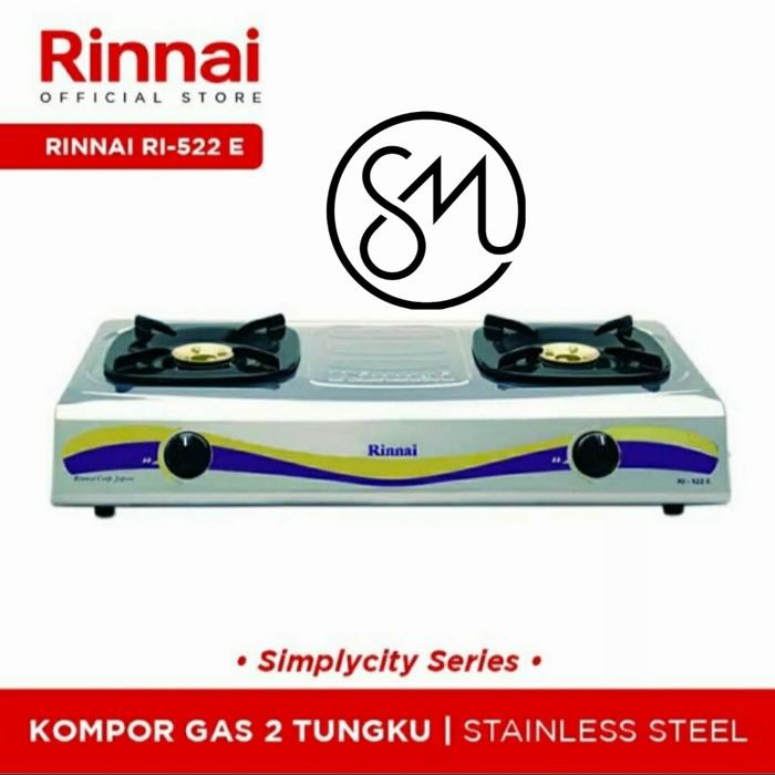 Jual Kompor Gas Rinnai RI-522E - Kota Pekanbaru - Sinar Matahari Sm Amin |  Tokopedia
