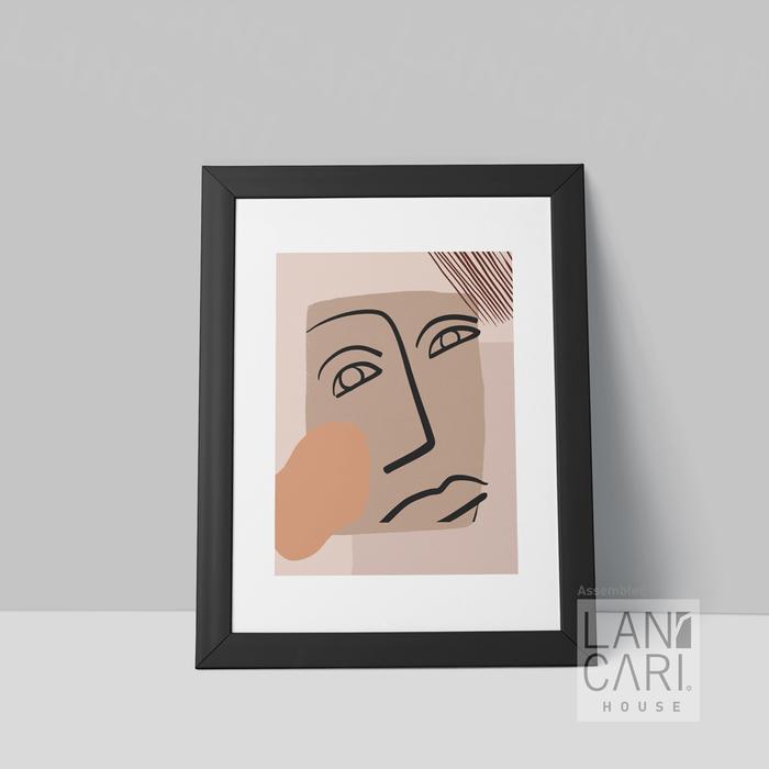 Gambar Lukisan Art Abstrak Minimalis Frame Hiasan Dinding Dekorasi Wallpaper - Putih dari LANCARI Kota Administrasi Jakarta Pusat Tokopedia