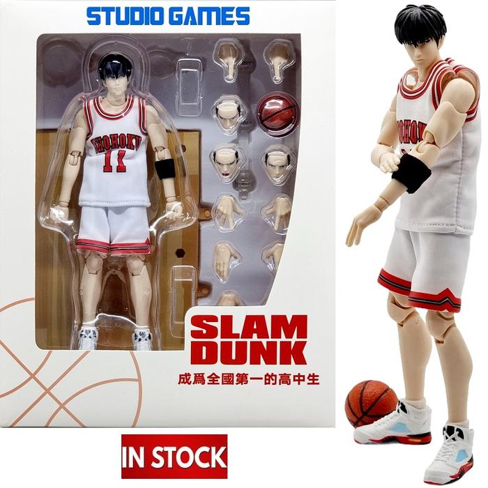 Gambar Dasin Model Slam Dunk - Kaede Rukawa WHITE 11 Shohoku Action Figure dari Studio Hobby undefined Tokopedia