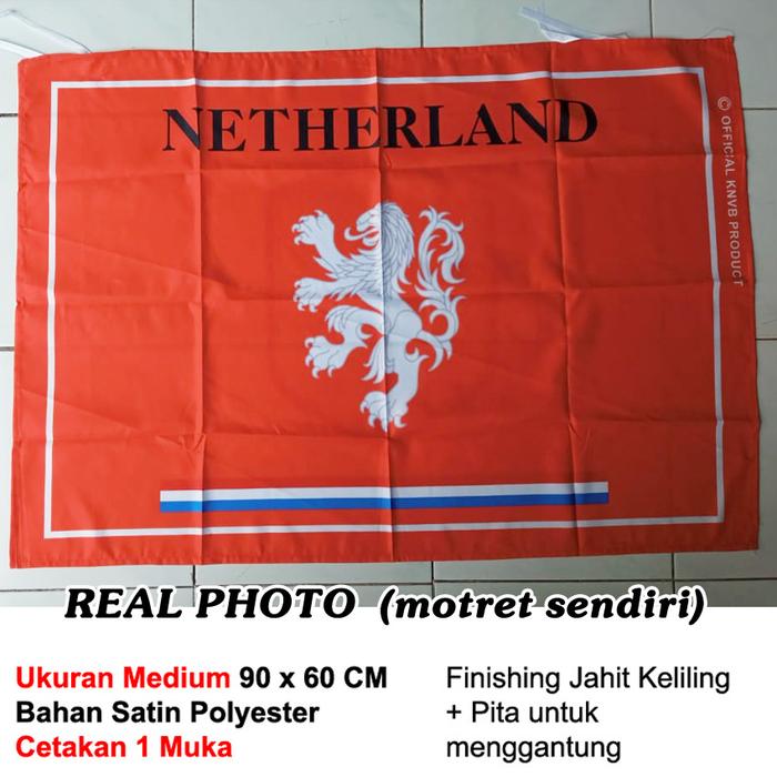 Gambar Bendera Sepak Bola England Italia Belanda ukuran Sedang - Netherlands dari mushikyo undefined Tokopedia