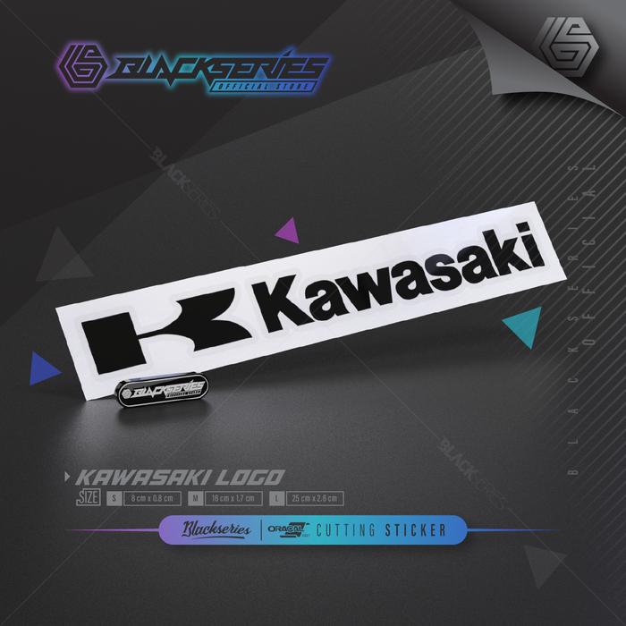 Gambar Stiker Kawasaki | Sticker Kawasaki | Sticker Motor - Hitam, 8 cm dari Blackseries Official Store undefined Tokopedia