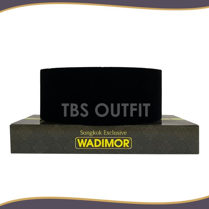 Gambar Peci Songkok Kopiah Wadimor AC Hitam Tinggi 8 - No 6, AC T.9 dari Tbsa.tokoonline undefined Tokopedia