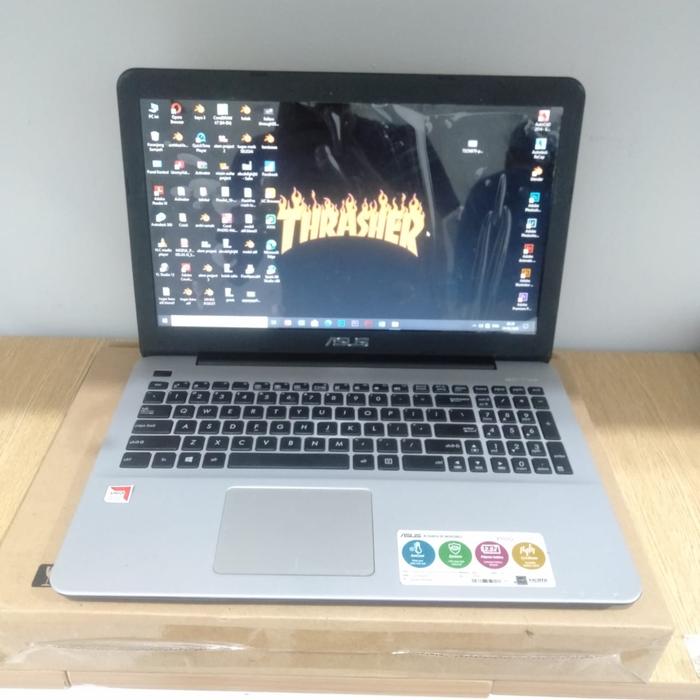 Gambar Laptop Asus X555Q, Amd A12-9720P, Amd R7 Ram 8/1 TB Mulus 96% Lengkap dari Laptop_Cuan undefined Tokopedia