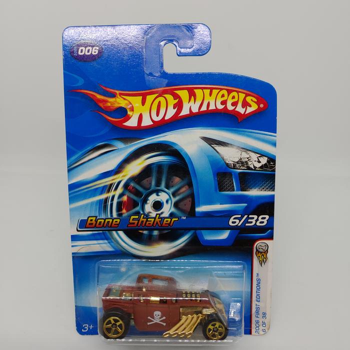 ホットウィール 2006 RLC APOLOGY CAR BONE SHAKER Hot Wheels 2006 - Bone Shaker (RLC) (Black) #6 2006 First Editions