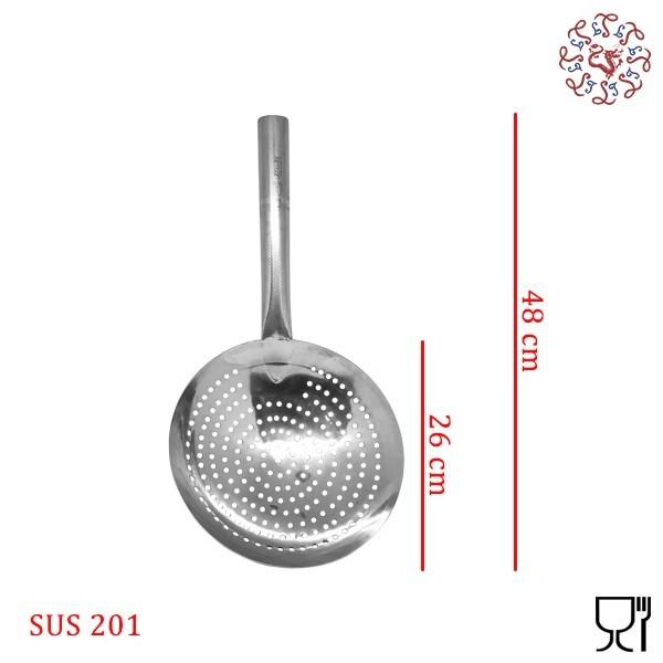 Gambar TLC Skimmer S/S / Saringan Goreng & Minyak 201 26cm# SSRX-SKM/26 dari Ceramic Ware undefined Tokopedia