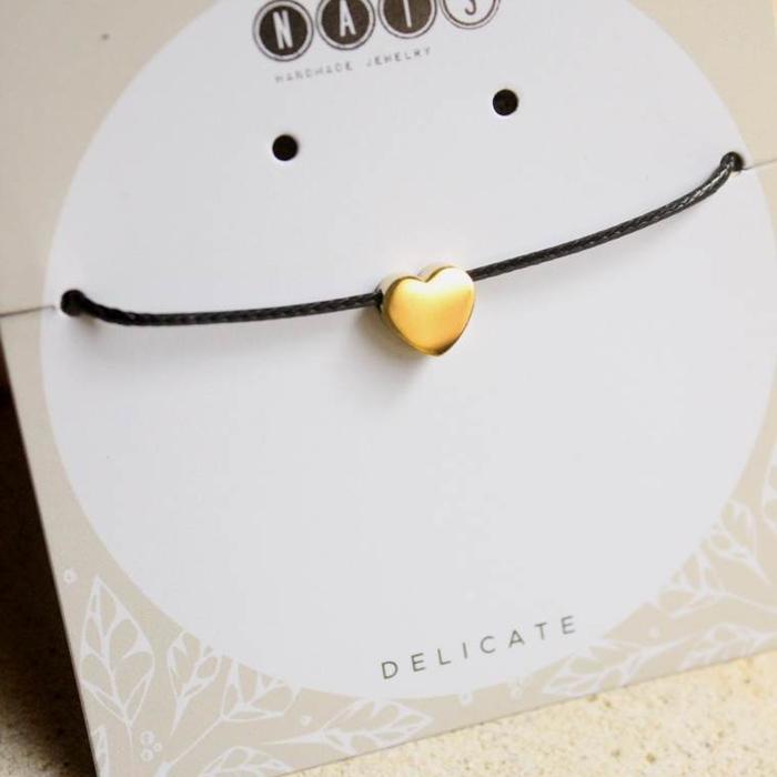 Gambar Nats Living: Gelang TaTi (Tali Titanium) Love,Moon,Star,etc Anti Karat - LOVE Emas dari Nats Living undefined Tokopedia