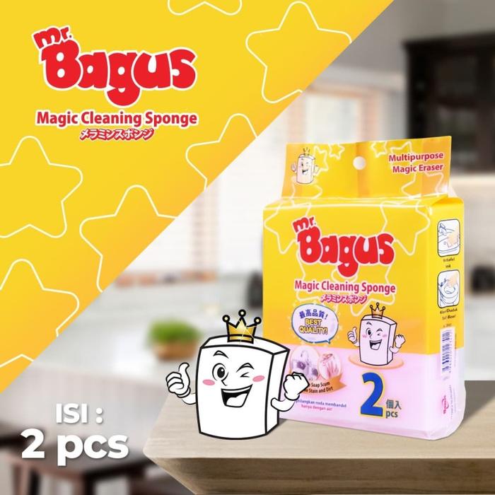 Gambar BAGUS - Sabut Magic Sponge | Spons Cuci Piring & Alat Masak - Isi 2 dari INTI MEDIKA STORE undefined Tokopedia