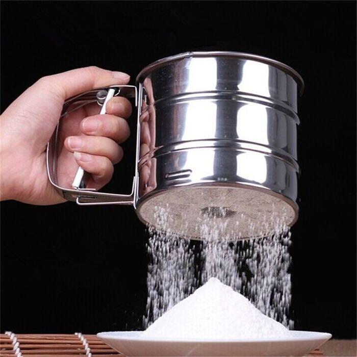 Gambar Flour Sifter (Ayakan Tepung) - SILVER dari Leo Online Shopping undefined Tokopedia