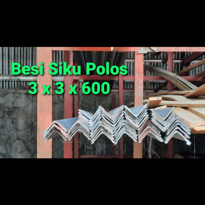 Gambar Besi Siku Polos 6 Meter - 3x3x600 dari Toko Bangunan 139 undefined Tokopedia