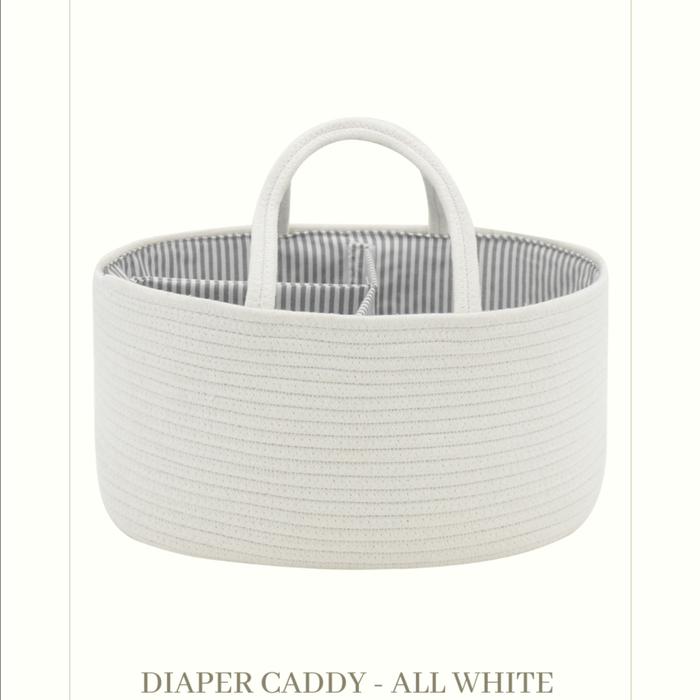 Gambar Diaper Caddy Organizer (Nursery Storage Bin) - Tempat Penyimpanan Bayi - Putih dari Ca Casa undefined Tokopedia