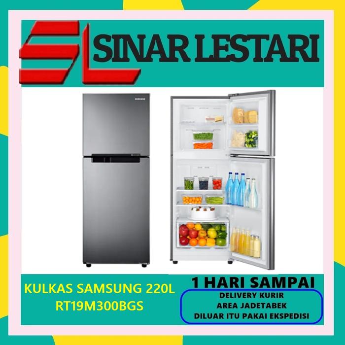 Promo Promo Kulkas Samsung RT19M300BGS 2 Pintu Inverter 208 L Murah
