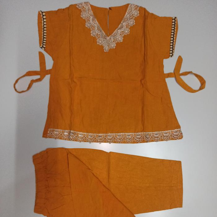 Gambar SETELAN ANAK 1-2THN - Kuning dari Vandi-Store undefined Tokopedia