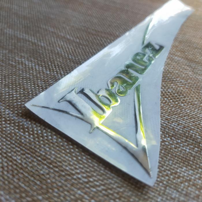 Gambar Decal Stiker Ibanez Mirror Silver dari Dira Pro undefined Tokopedia