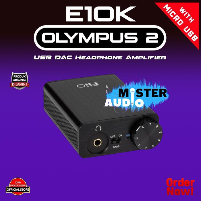 Gambar FiiO E10K (OLYMPUS2) USB DAC Headphone Amplifier Original - E10K MICRO USB dari Mister Audio undefined Tokopedia