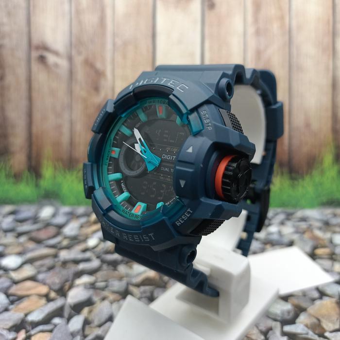 Gambar Jam Tangan Pria DIGITEC Analog Digital Hitam DG-2080T Original - Biru dari Ogytashop undefined Tokopedia