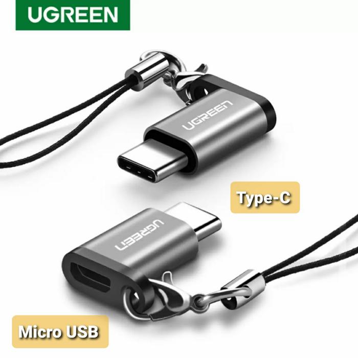 Gambar UGREEN Micro USB To Type C Adapter / Converter Micro USB To USB Type C - Type-C to Micro dari Perlu Ada undefined Tokopedia