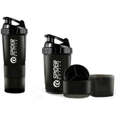 Gambar botol shaker spider import LS04 - Hitam dari CT OL Shop undefined Tokopedia