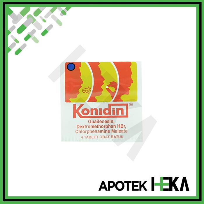 Gambar Konidin Tablet Obat Batuk Strip isi 4 dari Apotek Heka Bekasi undefined Tokopedia