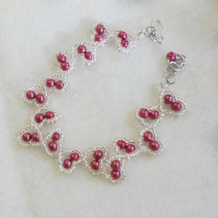 Gambar Gelang Manik-manik Love - Marun dari FEA Handmade undefined Tokopedia