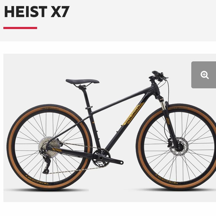 Jual Sepeda Hybrid POLYGON HEIST X7 Hitam, 43M Kota