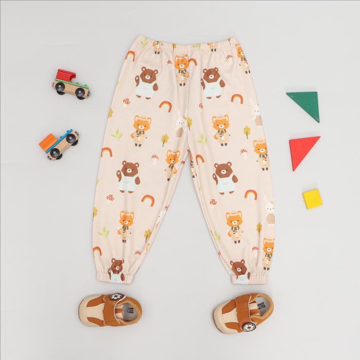 Gambar Mooi Printed Jogger Pants Celana Jogger Anak (COUNTRY ANIMALS) - 1 YEAR dari mooi_NEW undefined Tokopedia